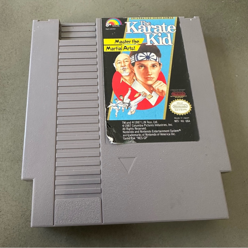 The Karate Kid Nintendo NES Game - USED